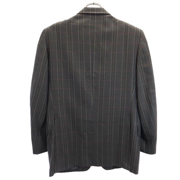 Burberrys バーバリーズ 90s オールド チェック ウール100％ テーラードジャケット AB6 グレー系 メンズ