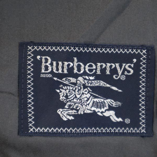 Burberrys バーバリーズ 90s オールド チェック ウール100％ テーラードジャケット AB6 グレー系 メンズ