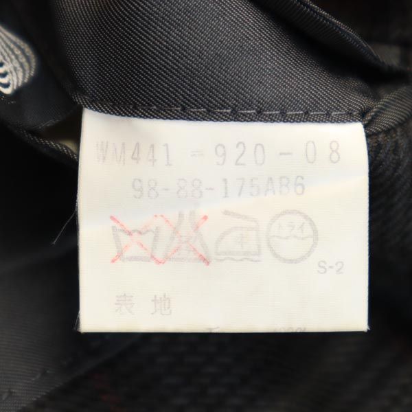 Burberrys バーバリーズ 90s オールド チェック ウール100％ テーラードジャケット AB6 グレー系 メンズ