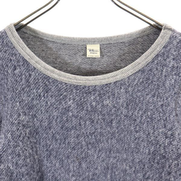 Ron Herman ロンハーマン 総柄 長袖 ニット ワンピース XS ブルー系 レディース