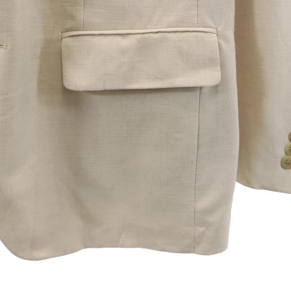 CHAPS チャップス リネンブレンド テーラードジャケット ベージュ メンズ