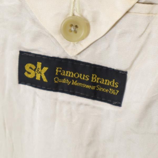 CHAPS チャップス リネンブレンド テーラードジャケット ベージュ メンズ