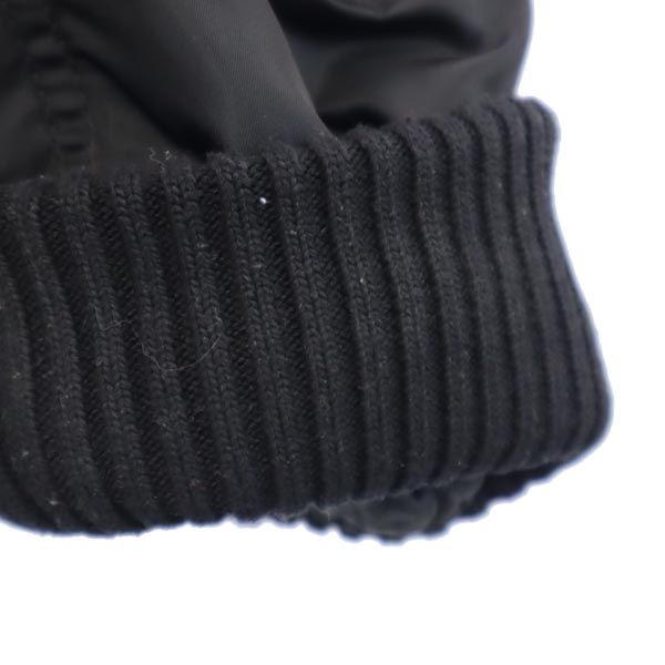 ALPHA INDUSTRIES アルファインダストリーズ 長袖 中綿ジャケット L ブラック系 裏キルト ロゴ メンズ