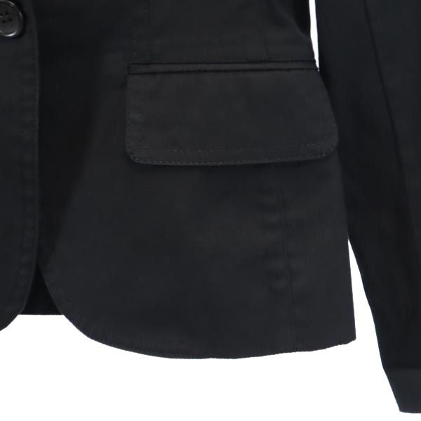 BURBERRY バーバリー 日本製 テーラードジャケット 38 ブラック カジュアルジャケット 三陽商会 レディース