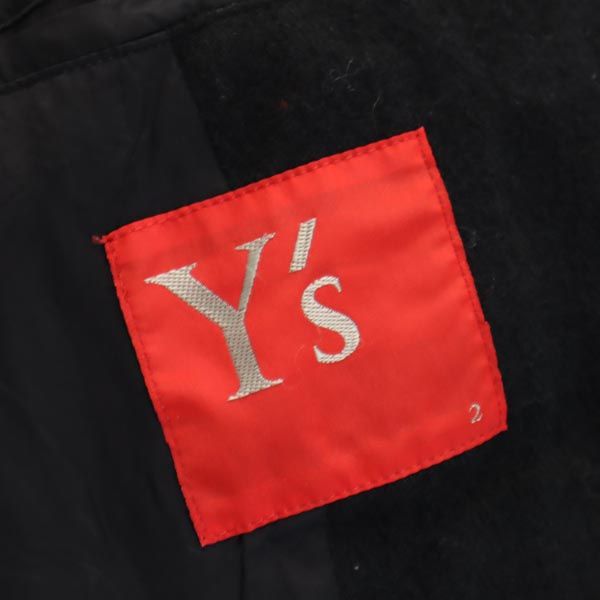 ヨウジヤマモト リネン混 ジャケット ブラック系 Yohji Yamamoto レディース