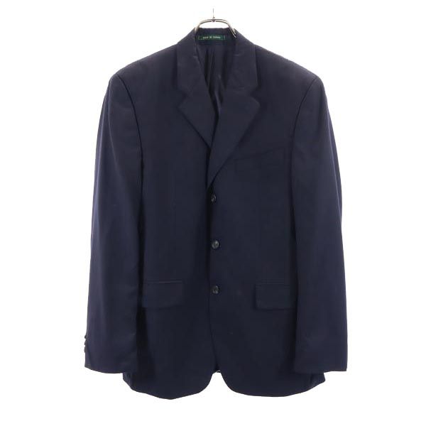 Polo University Ralph Lauren ポロユニバーシティ ラルフローレン カナダ製 カシミヤブレンド テーラードジャケット 38 ネイビー ブレザー メンズ