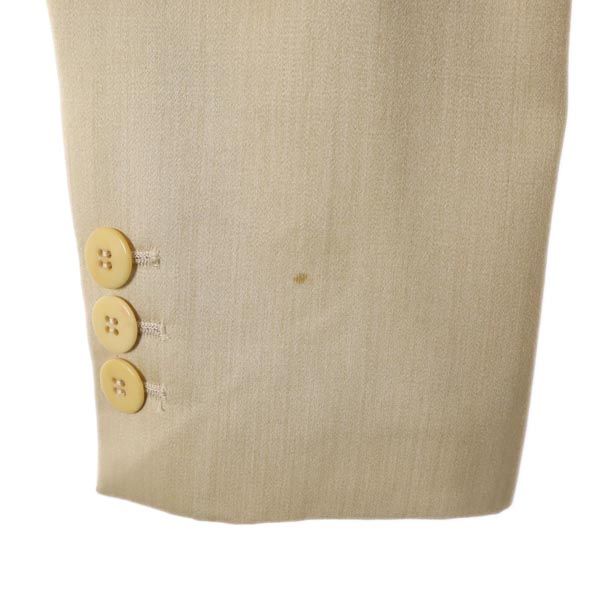 ARMANI COLLEZIONI アルマーニコレッツォーニ イタリア製 ウールブレンド テーラードジャケット 44 ベージュ ブレザー レディース