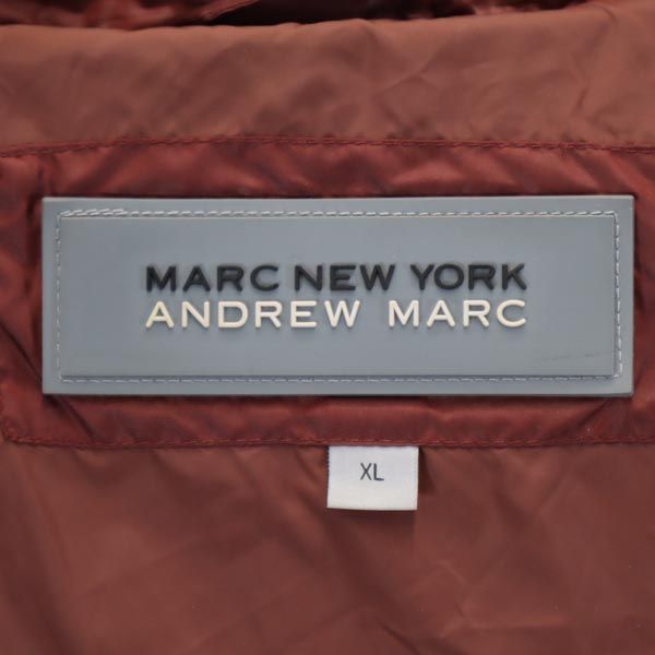 MARC NEW YORK BY ANDREW MARC マークニューヨークバイアンドリューマーク 長袖 ダウンジャケット XL レッド系 フード メンズ