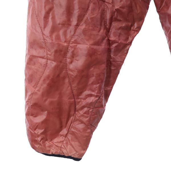 MASTERPIECE マスターピース 長袖 中綿 ナイロンジャケット M レッド系 フード メンズ