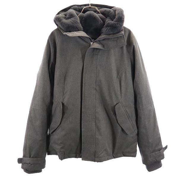 Tna ティーエヌエー 長袖 ダウンジャケット L グレー系 フード メンズ