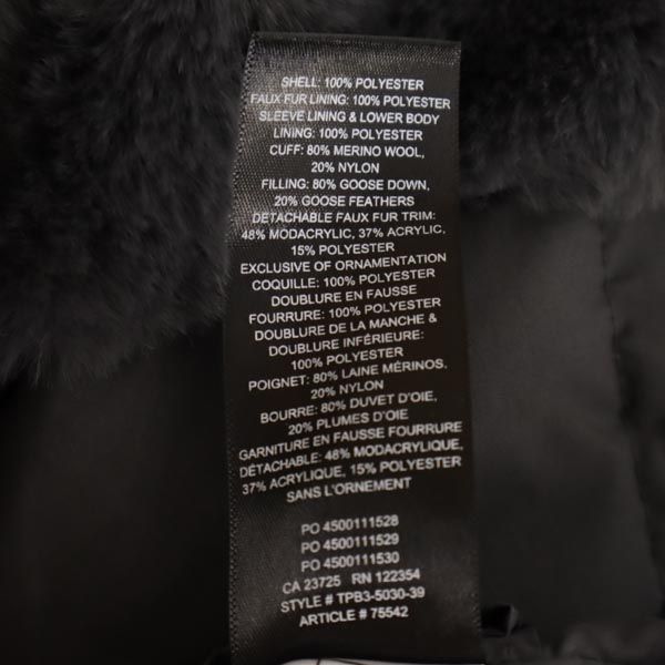 Tna ティーエヌエー 長袖 ダウンジャケット L グレー系 フード メンズ