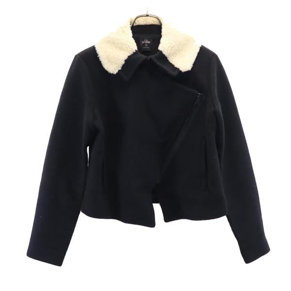 Kate Spade ケイトスペード サタデー 長袖 ダブルライダースジャケット S ブラック系 SATURDAY レディース