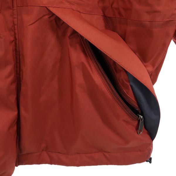 THE NORTH FACE ノースフェイス 長袖 中綿 アウトドアジャケット L レッド系 ロゴ メンズ