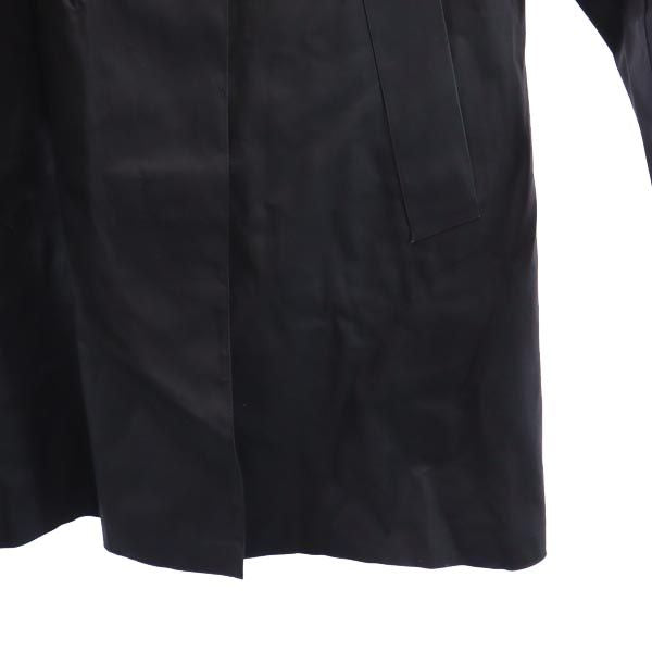 Mackintosh マッキントッシュ 英国製 ゴム引き ステンカラーコート 36 ブラック レディース