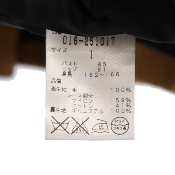 VIVIENNE TAM ヴィヴィアンタム 日本製 長袖 ウールジャケット 1 ブラウン系 ウール100％ レディース