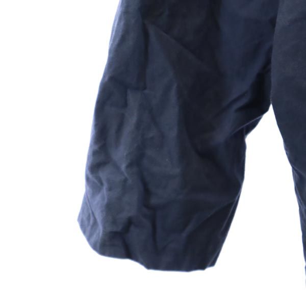 Mc Orvis オイルド カバーオール XL ネイビー ワーク ジャケット コーデュロイ襟 収納型フード メンズ