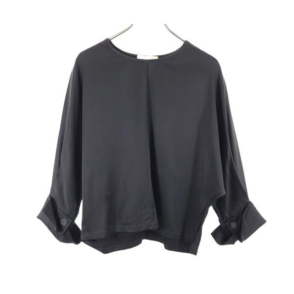 AERON アーロン 長袖 ドルマンスリーブ カットソー 34 ブラック系 レディース