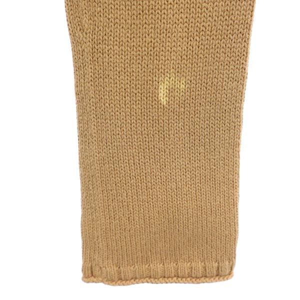 ARMANI EXCHANGE アルマーニエクスチェンジ 90s オールド 長袖 ニット ジップジャケット S ブラウン系 レディース