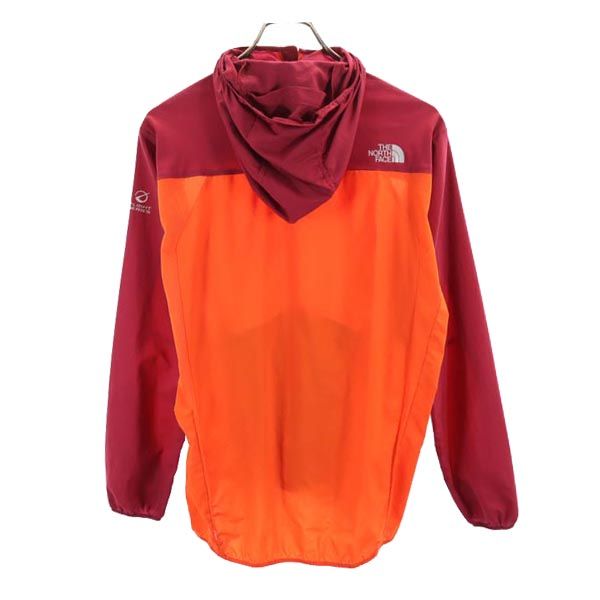 THE NORTH FACE ノースフェイス NP21257 アウトドア プリント ナイロンジャケット S オレンジ系 パーカー ロゴ メンズ