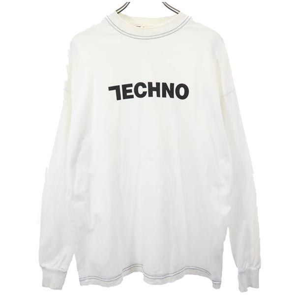 ALYX アリクス プリント 長袖 Tシャツ S ホワイト系 ロンT メンズ