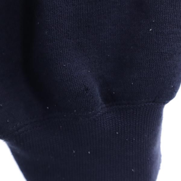 DANAGGERS 90s オールド プリント 長袖 スウェット トレーナー XL ネイビー プルオーバー メンズ