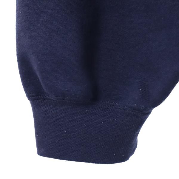 DANAGGERS 90s オールド プリント 長袖 スウェット トレーナー XL ネイビー プルオーバー メンズ