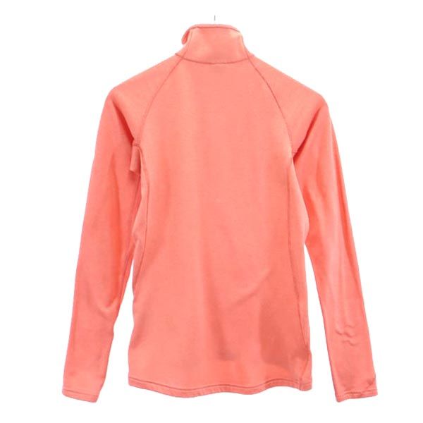 patagonia パタゴニア アウトドア 43475 長袖 ハーフジップ Tシャツ S ピンク系 ロンT レディース