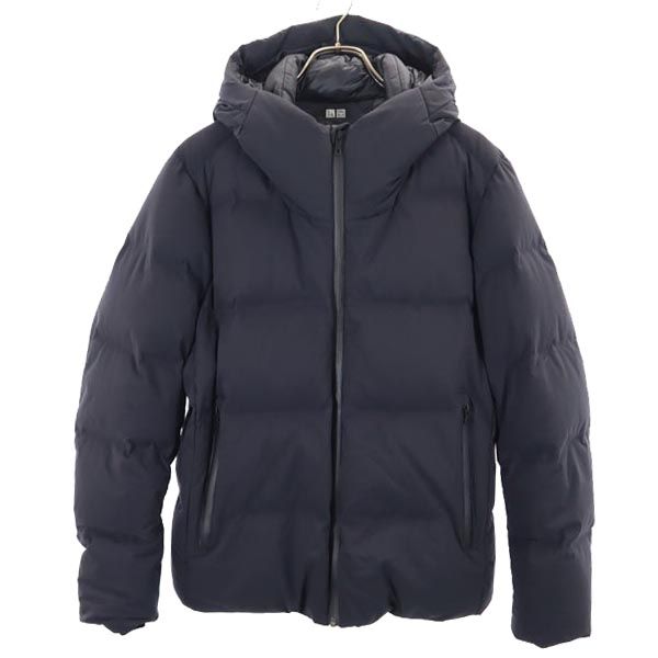UNIQLO ユニクロ シームレス ダウンジャケット M ブラック系 メンズ