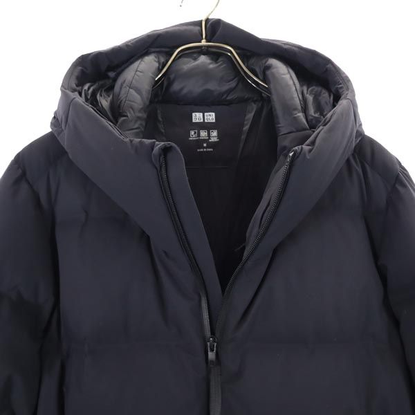 UNIQLO ユニクロ シームレス ダウンジャケット M ブラック系 メンズ