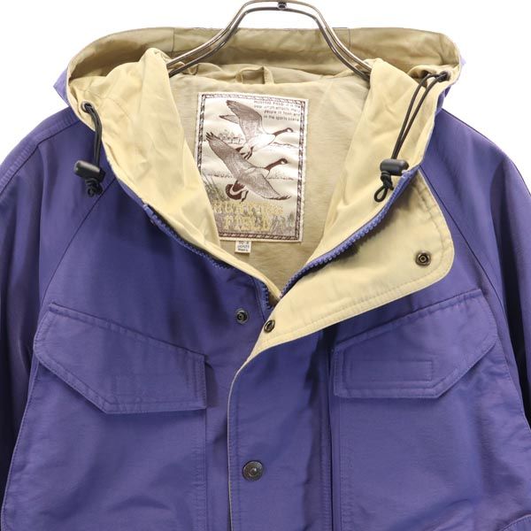 HUNTING FIELD ナイロンブレンド 長袖 フード ジャケット M パープル系 メンズ