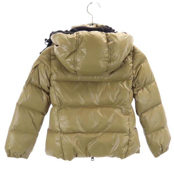 MONCLER モンクレール フード付き ダウンジャケット 6A ブラウン系 キッズ