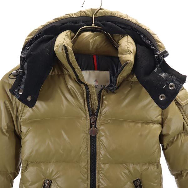 MONCLER モンクレール フード付き ダウンジャケット 6A ブラウン系 キッズ