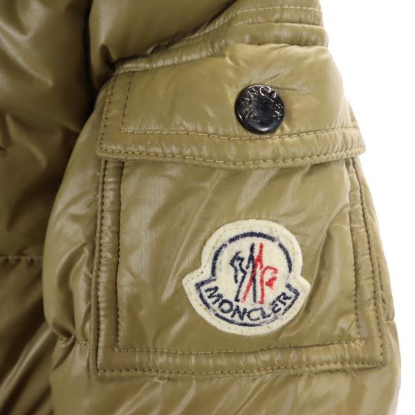 MONCLER モンクレール フード付き ダウンジャケット 6A ブラウン系 キッズ