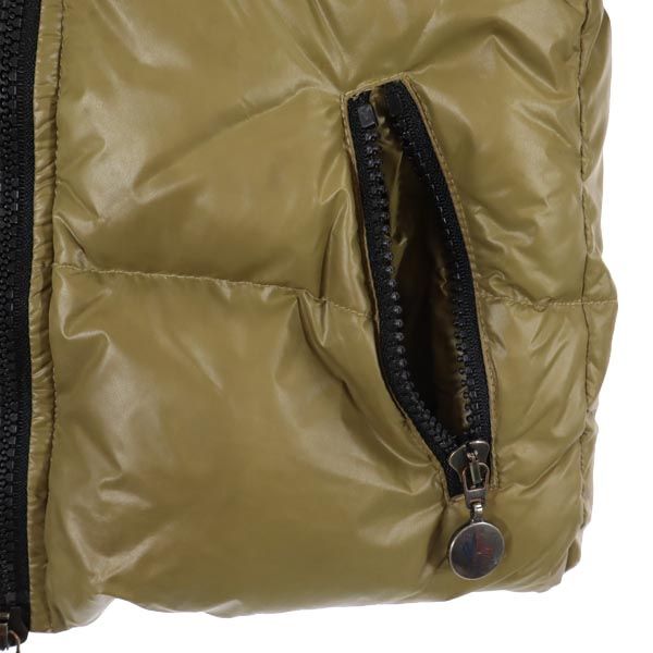 MONCLER モンクレール フード付き ダウンジャケット 6A ブラウン系 キッズ