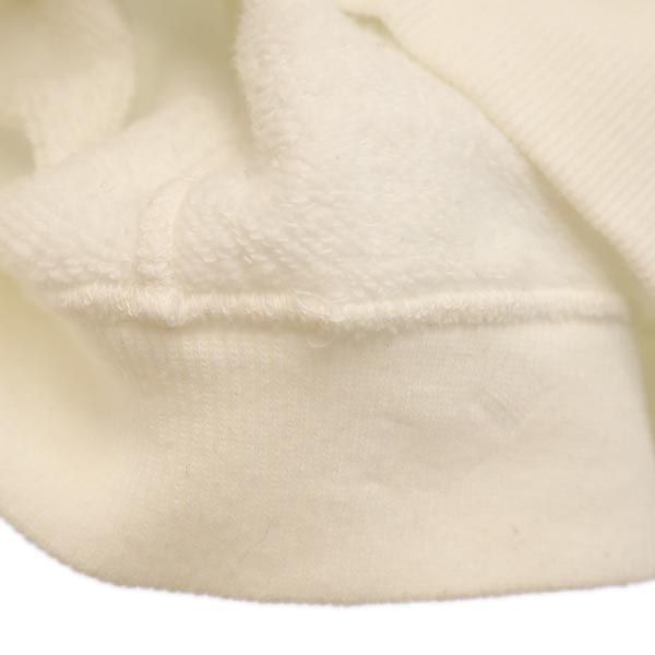 BABY MILO ベイビーマイロ 日本製 プリント 長袖 スウェット トレーナー 130 ホワイト 裏起毛 A BATHING APE キッズ