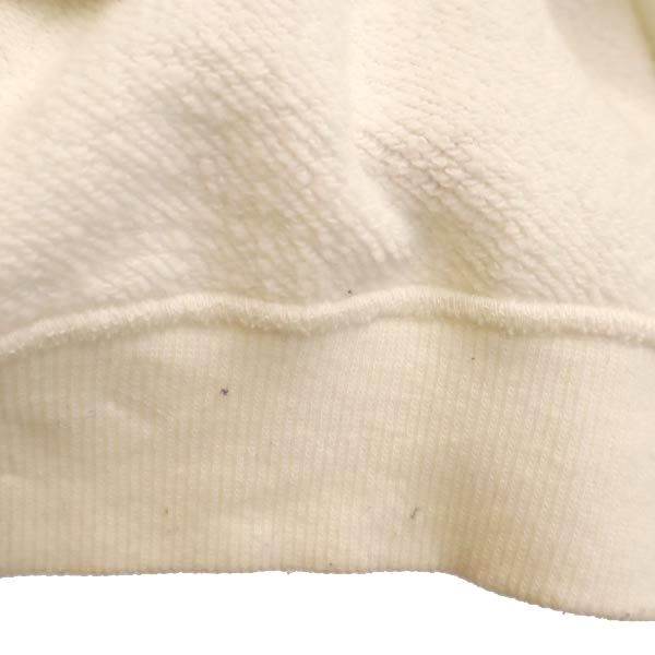 BABY MILO ベイビーマイロ 日本製 プリント 長袖 スウェット トレーナー 130 ホワイト 裏起毛 A BATHING APE キッズ