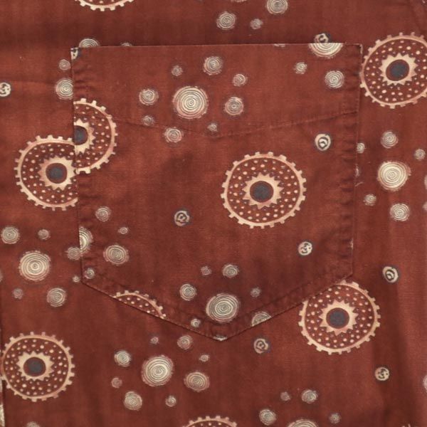 J.CREW ジェイクルー 長袖 スタンドカラー シャツ S ブラウン系 メンズ