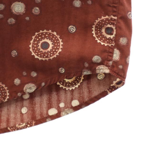 J.CREW ジェイクルー 長袖 スタンドカラー シャツ S ブラウン系 メンズ