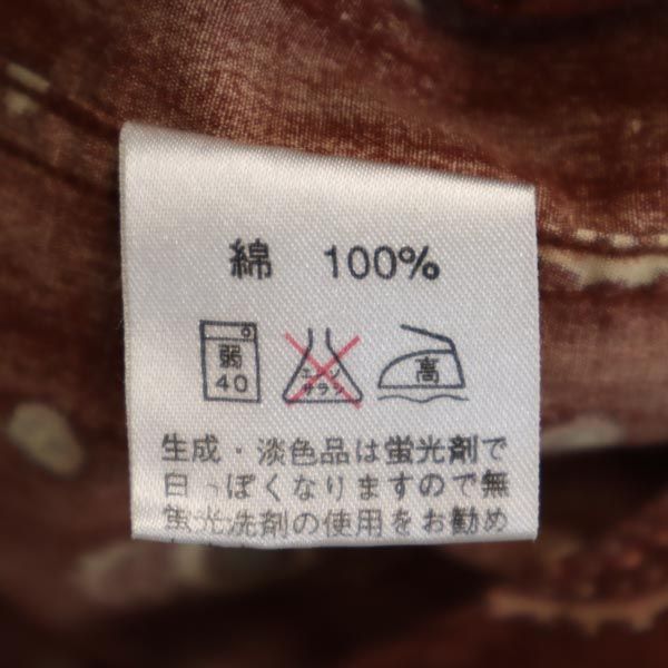 J.CREW ジェイクルー 長袖 スタンドカラー シャツ S ブラウン系 メンズ