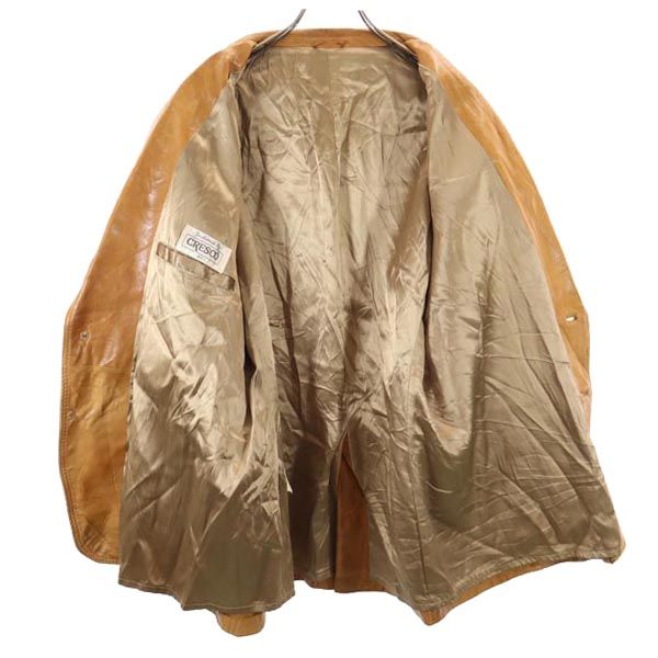 GRESCO グレスコ 長袖 レザージャケット 44 ブラウン系 メンズ