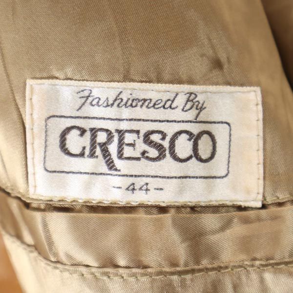 グレスコ 長袖 レザージャケット 44 ブラウン系 GRESCO メンズ