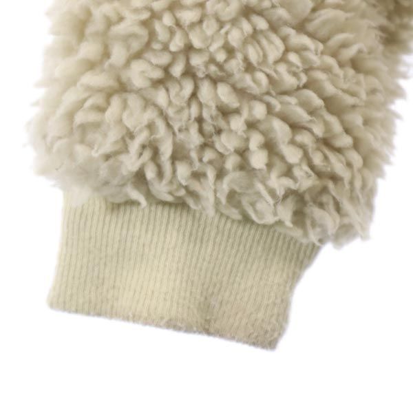 パタゴニア アウトドア 長袖 ノーカラー ボアジャケット XL14 ベージュ系 patagonia キッズ