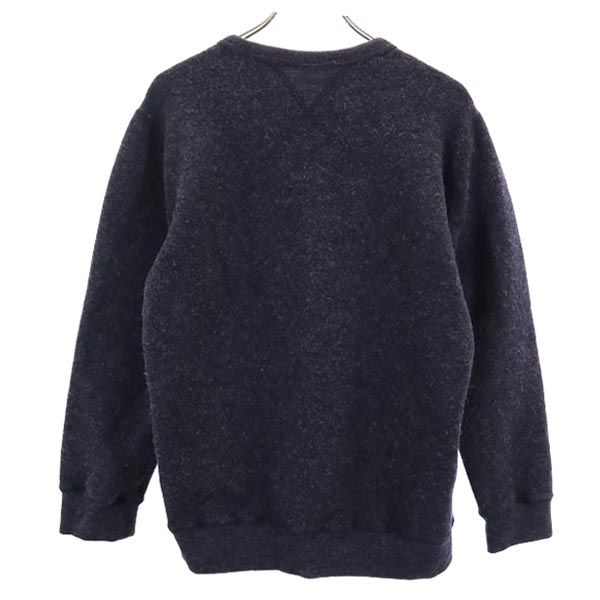 yetiua 日本製 長袖 トレーナー S グレー系 スウェット 裏フリース メンズ