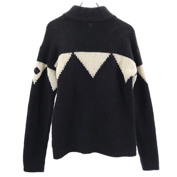 ARMANI JEANS アルマーニジーンズ ニットジャケット M ブラック系 メンズ