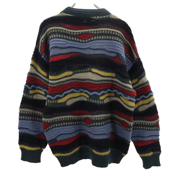 B FOR B ビーフォービー 90s イタリア製 オールド 3D 長袖 セーター M ニット メンズ