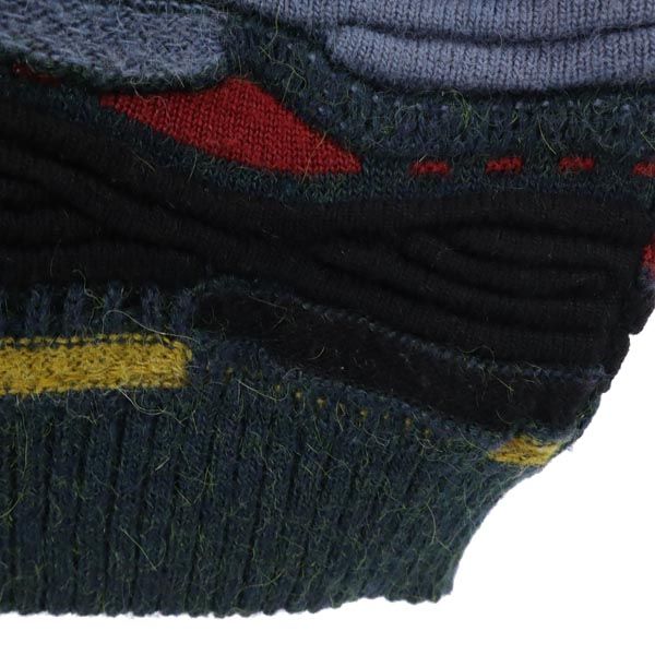 B FOR B ビーフォービー 90s イタリア製 オールド 3D 長袖 セーター M ニット メンズ