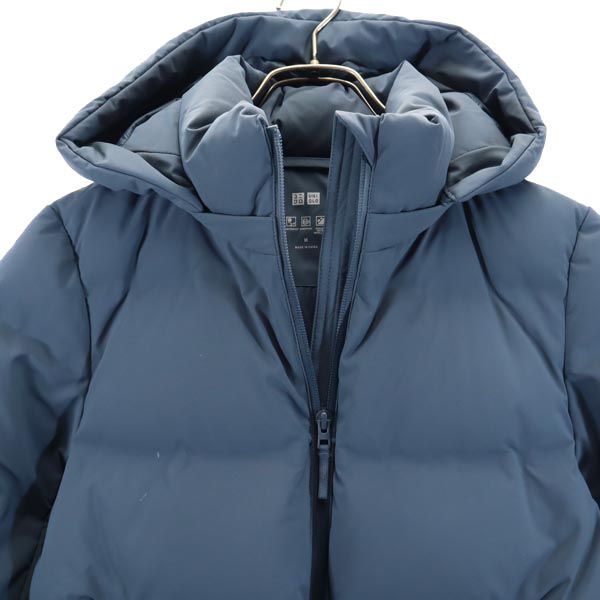 UNIQLO ユニクロ シームレス ダウンジャケット M ネイビー レディース