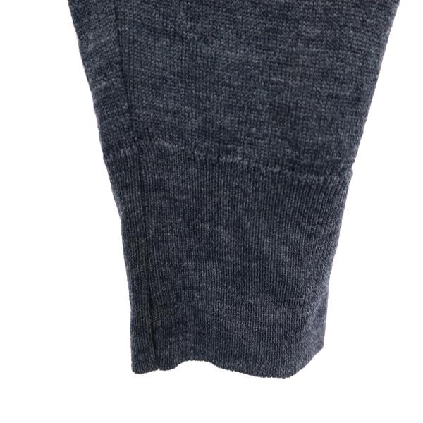 JOHN SMEDLEY ジョンスメドレー ウール 長袖 Vネック セーター S グレー ニット メンズ