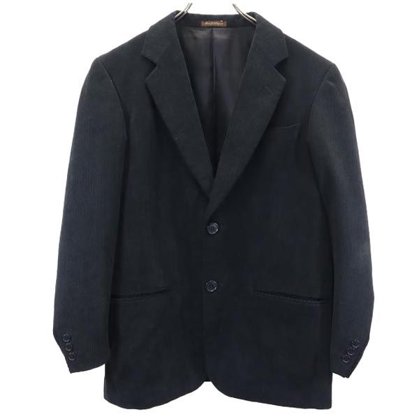 henri luc chapuis アンリリュシャピュイ コーデュロイ テーラードジャケット S 黒 メンズ