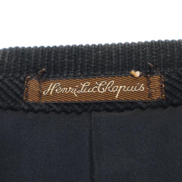 henri luc chapuis アンリリュシャピュイ コーデュロイ テーラードジャケット S 黒 メンズ